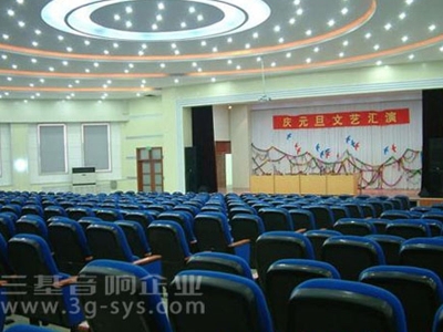 東營一中禮堂會議室麻豆免费在线观看视频設備安裝案例